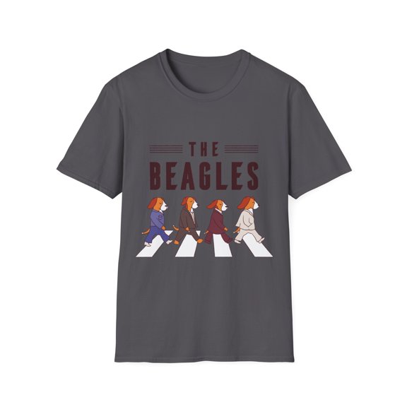 Music Piano Beagle Puppy Dog Men Women Graphic Tee
