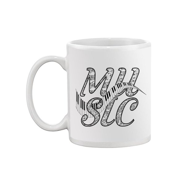 Music Piano Mug - SPIdeals Designs,
