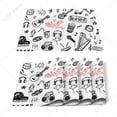 thumbnail image 1 of Music Placemat for Dining Table Mat Western Pad Rectangle Placemats Set Kitchen Bowl Mat Pad Tea Cloth, 1 of 7