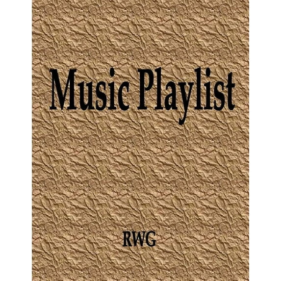 Music Playlist: 50 Pages 8.5" X 11" (Paperback)