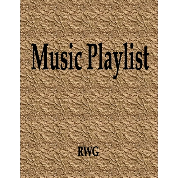 Music Playlist: 50 Pages 8.5" X 11", (Paperback)