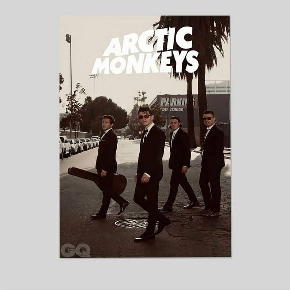 Music Poster Arctic Monkeys Band Poster Vintage Style, UNFRAMED PAPER POSTER