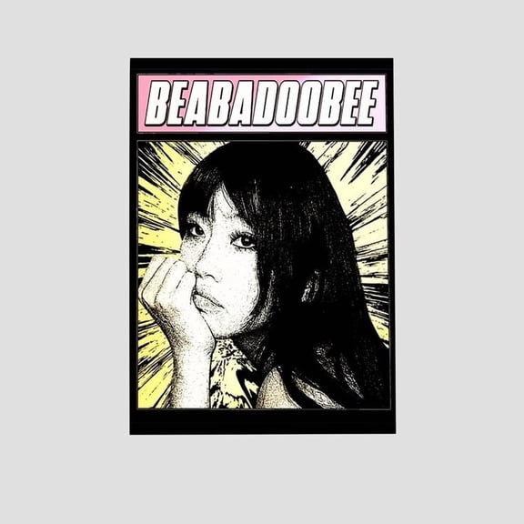Music Poster- Beabadoobee - Glue Song 2023 Poster - Vintage Style - Size 24x36 - Postora