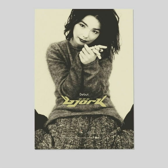 Music Poster - Bjork Poster - Vintage Style - Size 24x36 - Postora