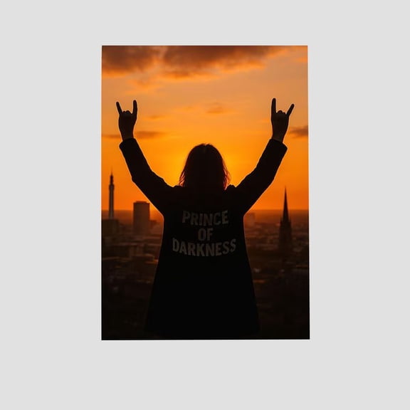 Music Poster- Black Sabbath 2025 Poster - Ozzy Osbourne - Vintage Style - Size 24x36 - Postora