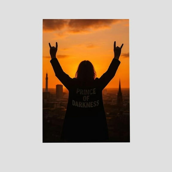 Music Poster- Black Sabbath 2025 Poster - Ozzy Osbourne - Vintage Style - Size 24x36 - Postora