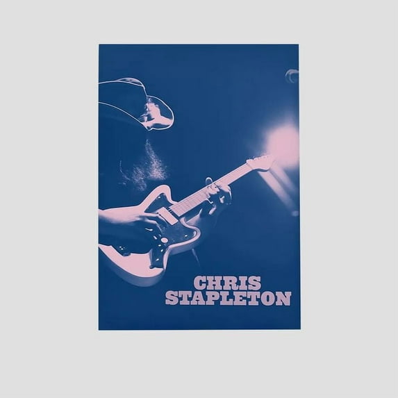 Music Poster- Chris Stapleton Poster - Vintage Style - Size 24x36 - Postora