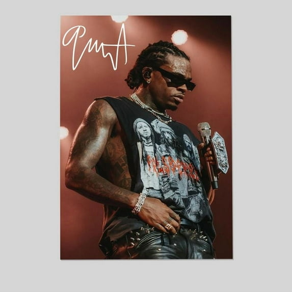 Music Poster - Gunna Rapper 2025 Poster - Vintage Style - Size 24x36 - Kiloa