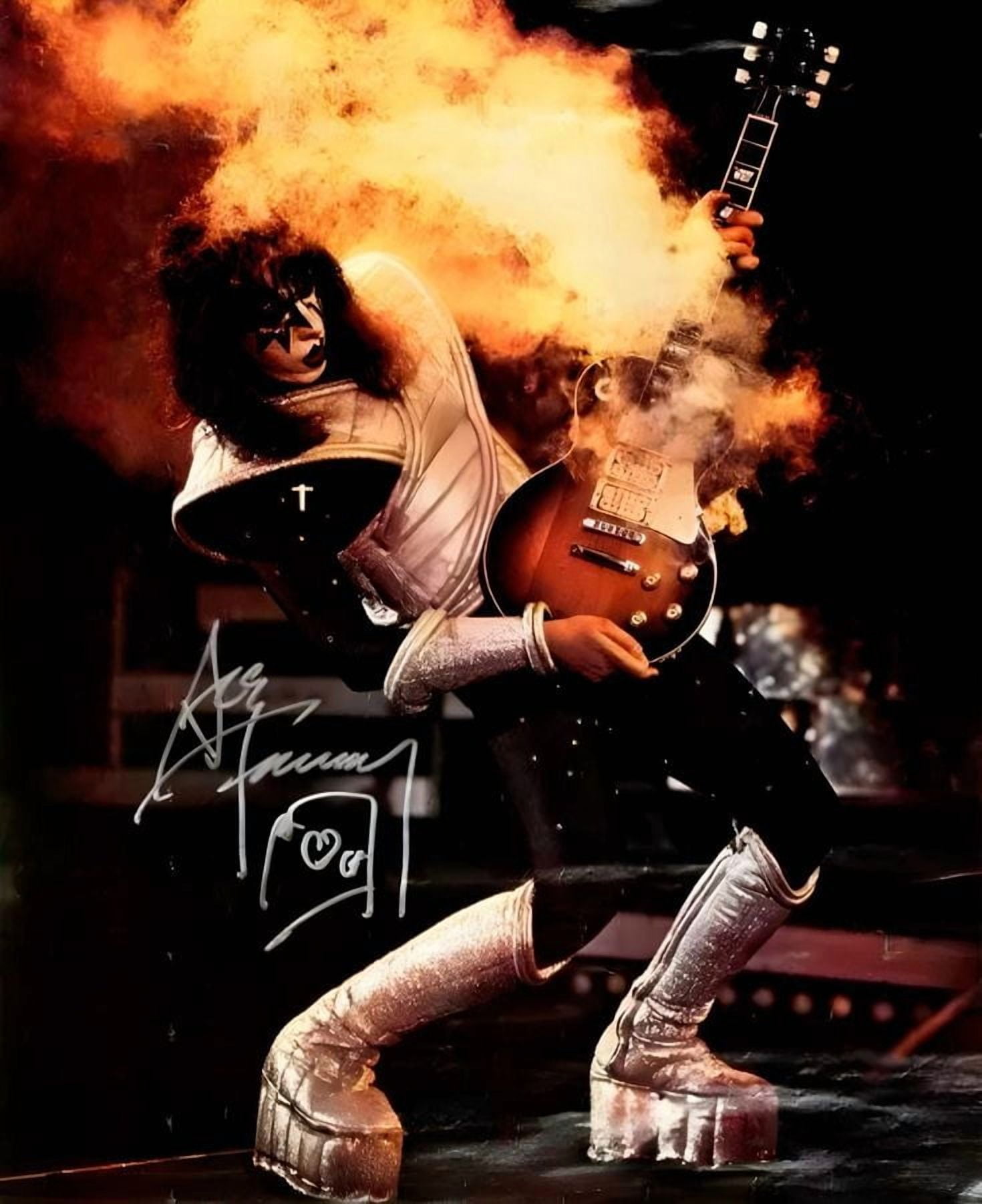 Music Poster - Kiss Ace Frehley Poster 1977 Live Performance