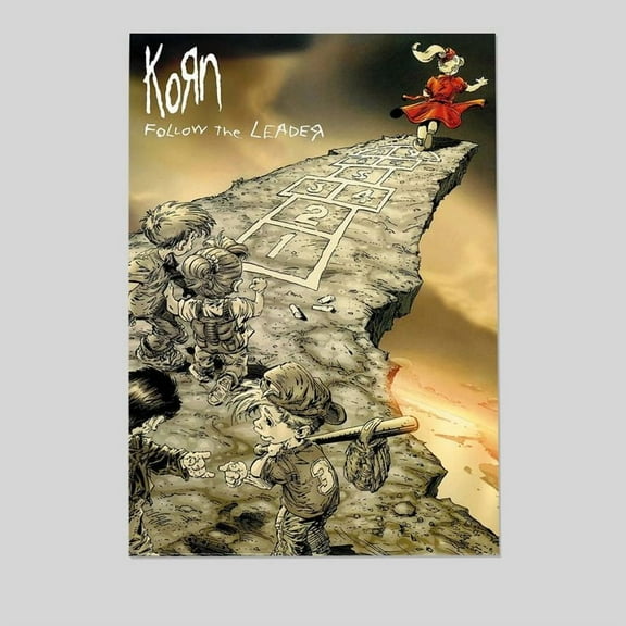 Music Poster- Korn Follow The Leader Poster - Retro Style - Size 24x36