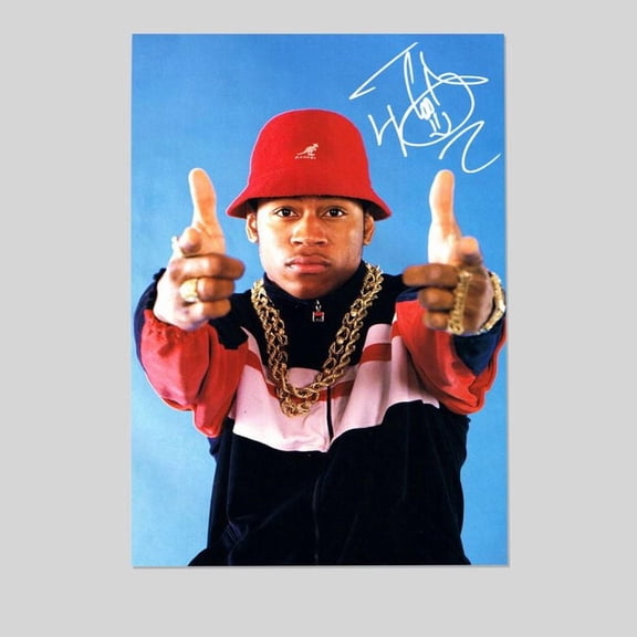 Music Poster - LL Cool J Rapper Retro Style - Size 24x36 - Postora