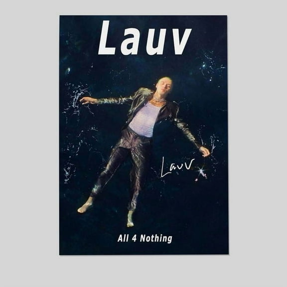 Music Poster- Lauv Singer - All 4 Nothing Album - Vintage Style - Size 24x36 - Postora