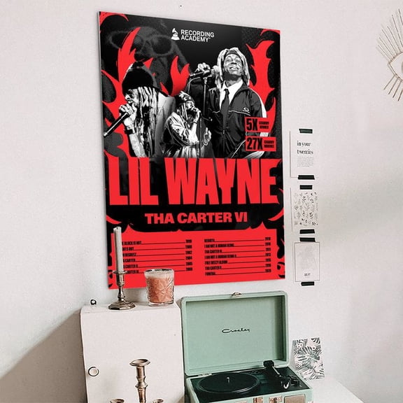 Music Poster Lil Wayne Tha Carter VI Size 24''x36'' - Postora