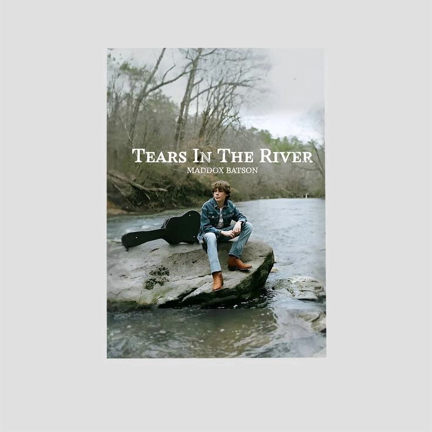 Modox Singer Music Poster- Maddox Batson Singer- Tears In The River - Vintage Style ...