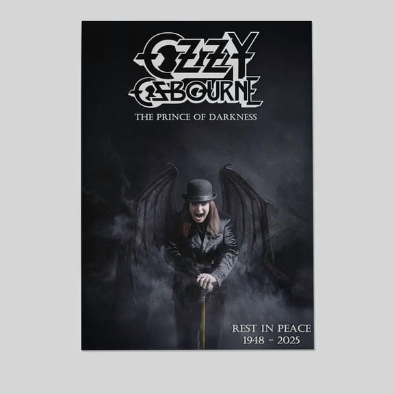 Music Poster - Ozzy Osbourne- Memory Of Ozzy Osbourne - Vintage Style - Size 8x12 - Postora