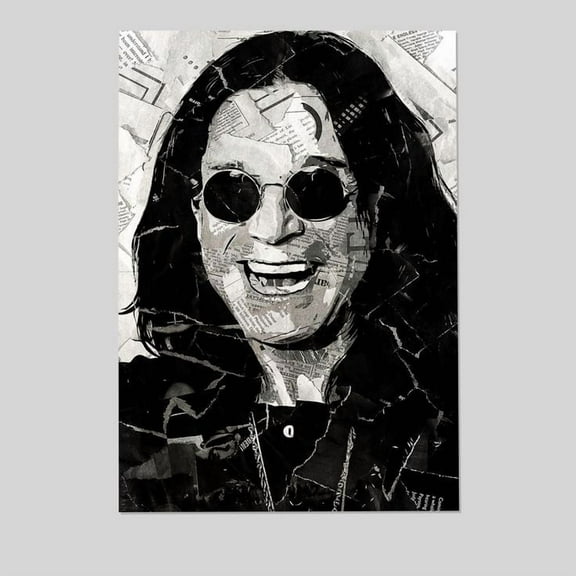 Music Poster - Ozzy Osbourne- Rest In Peace 2025 - Vintage Style - Size 24x36 - Postora