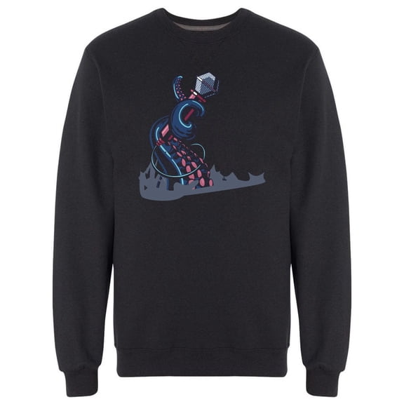 Music Poster Rock Concert Sweatshirt Men -Image by Shutterstock, Male x-Large