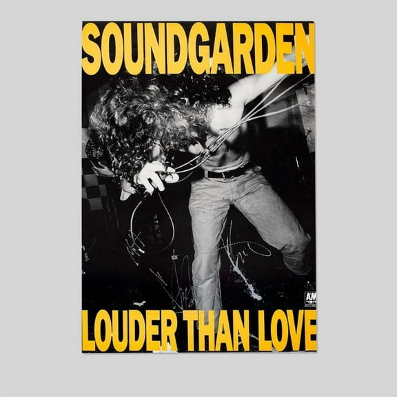 Music Poster- Soundgarden Band Poster- Vintage Style - Size 24x36 - Postora