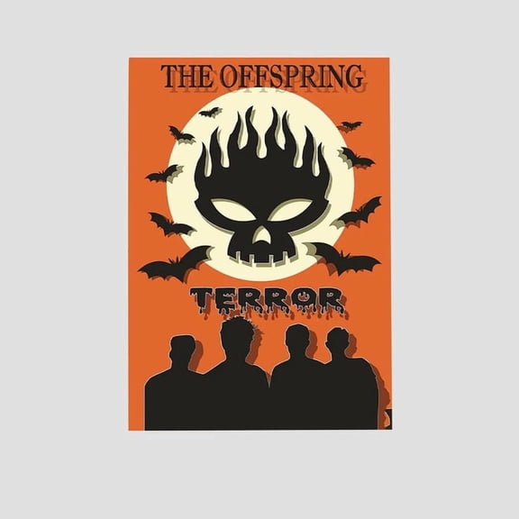 Music Poster The Offspring Pop Punk Band Poster Retro Style - Size 24''x36'' - Postora