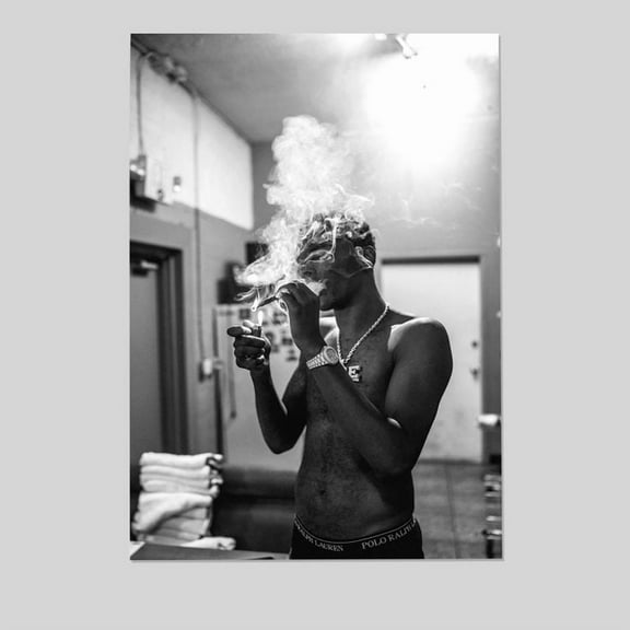 Music Poster - Young Dolph Poster - Vintage Style - Size 24x36 - Postora