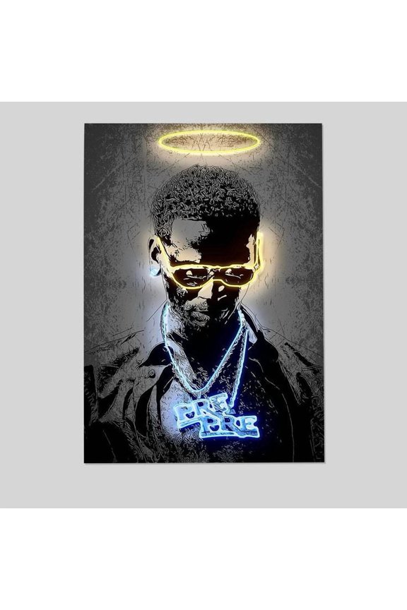 Music Poster - Young Dolph Poster - Vintage Style - Size 24x36 - Postora