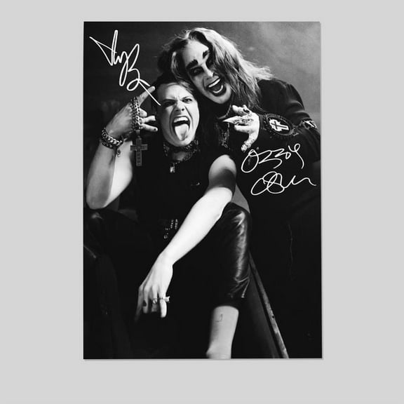 Music Poster- Yung..blud and Ozzy Osbourne Poster - Vintage Style - Size 24x36 - Postora