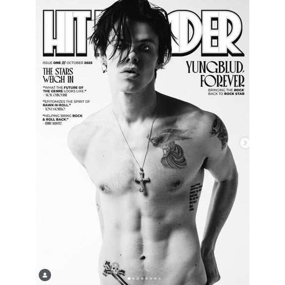 Music Poster Yungblud Forever Pock Star Mag 2025 Size 24''x36''-Gategoo