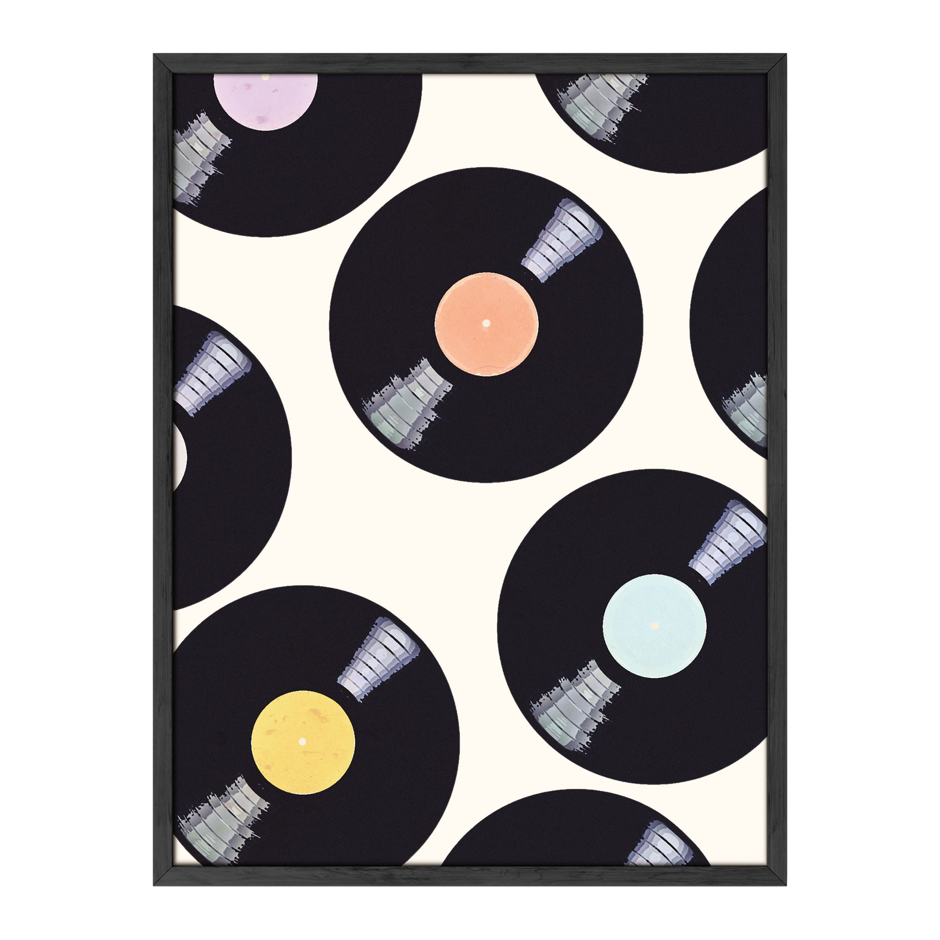Music Posters for Room Aesthetic - By Haus & Hues  Vintage Posters for  Room Aesthetic Music Art Wall Decor Vinyl Records 12” x 16” 