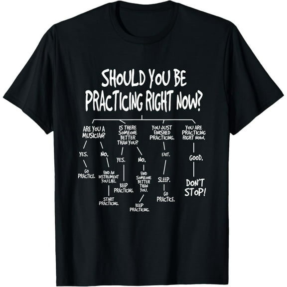 Music Practice Instrument Algorithm Funny Christmas Gift T-Shirt