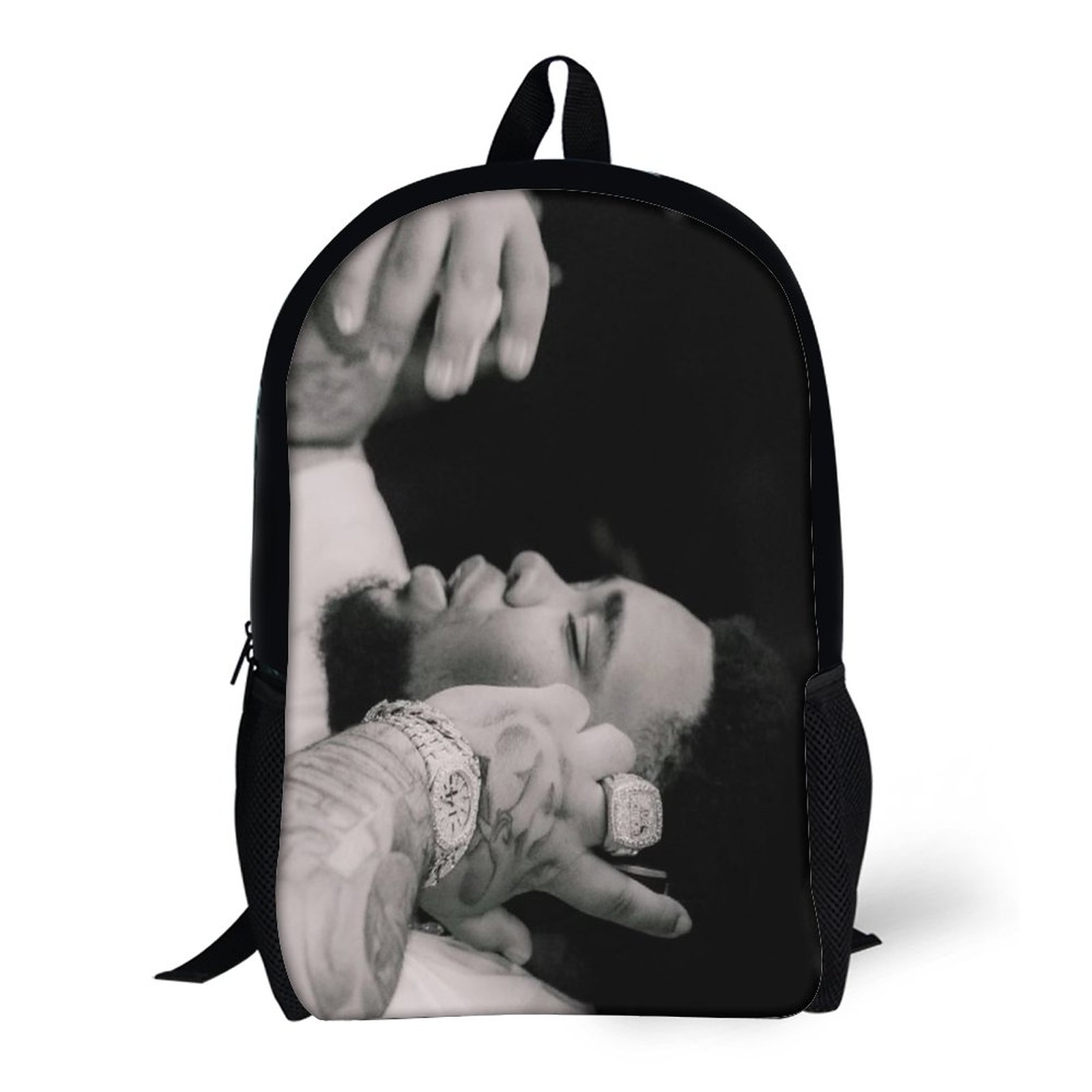 Music Rod Wave Singer Backpacks Basic Shoulder Daypack Bookbag Satchel Knapsack Rucksack For