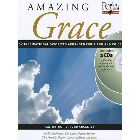 Music Sales Reader's Digest Piano Library: Amazing Grace Music Sales America Series Softcover with CD