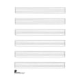 thumbnail image 1 of Music Sales Writing Pad #15 6 Stave Extra Wide, 40 Shts, 8X10.5, 1 of 1