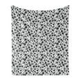 thumbnail image 1 of Music Soft Flannel Fleece Throw Blanket, Grunge Style Hand Drawn Style Electric Guitars Sketch Rock Pop Vibes Print, Cozy Plush for Indoor and Outdoor Use, 50" x 60", Black Grey White, by Ambesonne, 1 of 5