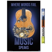 Music Speaks Wall Poster, 22.375" x 34"