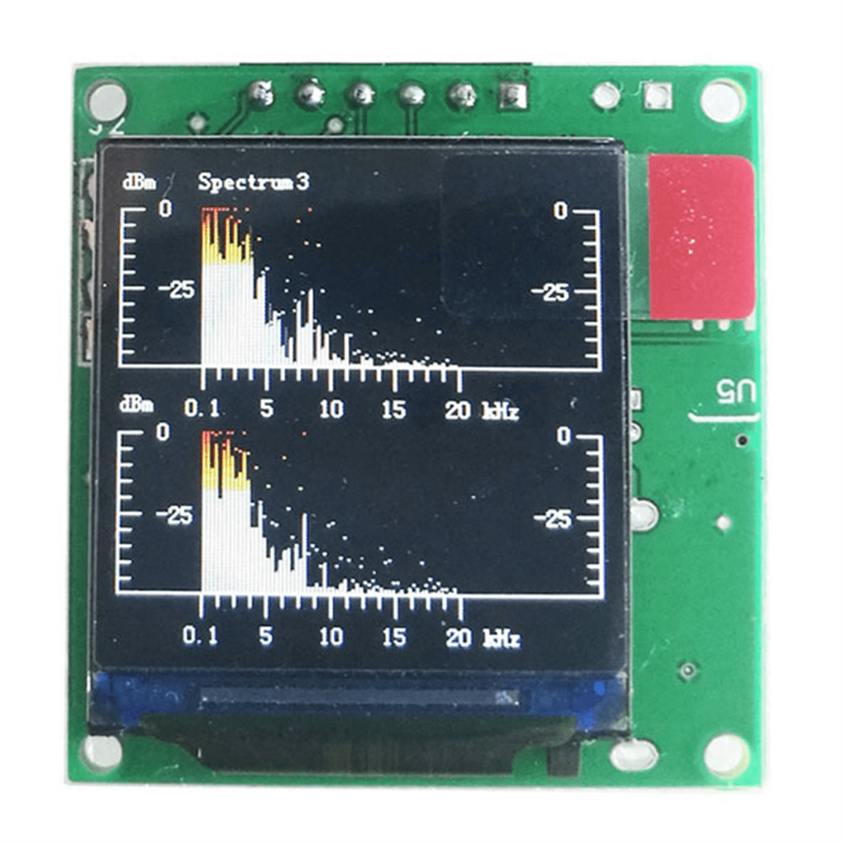 Music Spectrum Display Analyzer 1.3 inch LCD MP3 Power Amplifier Audio