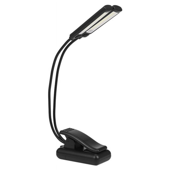 Music Stand Light Clip On LED Lamp - No Flicker, Fully Adjustable, 6 Levels of Brightness Also for Book Reading, Orchestra, Mixing, DJ's