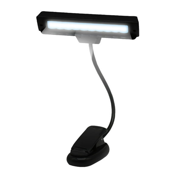 LED Music Stand Light with Clip, Eye Desk Lamp for Studying, Reading, Bedroom, Night Light, Adjustable Table Lamp