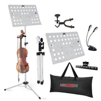 Music Stand for Sheet Music Heavy Duty Folding Portable Stands Book Clip Holder Music Accessories And Travel Carry Bag -MUS FLD HD ACC