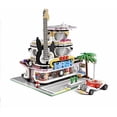 thumbnail image 1 of Music Store & Car Wash Street View Modular City Building Block Set, 2,168 Pieces with Light Kit Toys & Bricks GJ MSCW, 1 of 7