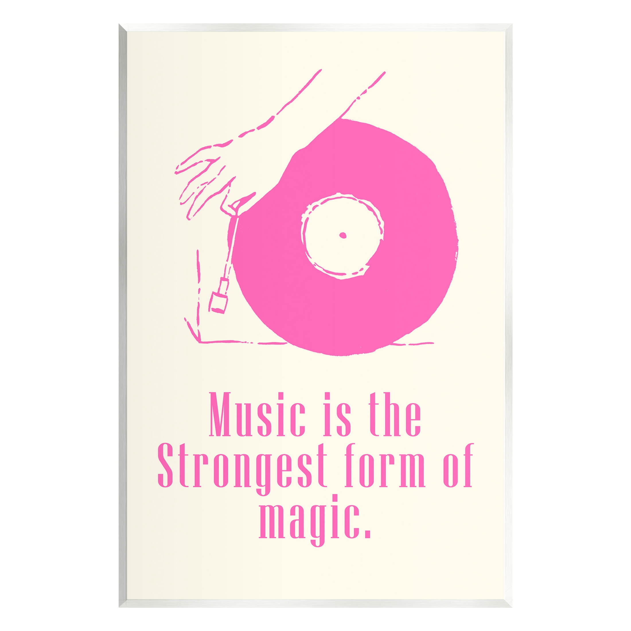 Music Strongest Form Of Magic Phrase Inspirational Graphic Art Unframed Art Print Wall Art