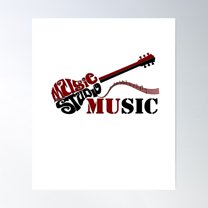 Music Studio 34 Poster Wall Art, Modern Wall Decor, 8x12 UNFRAMED