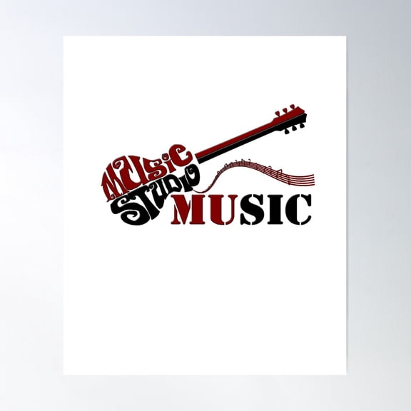 Music Studio 34 Poster Wall Art, Modern Wall Decor, 8x12 UNFRAMED