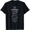 thumbnail image 1 of Music Teacher Humorous Dynamics for funny Musicians T-Shirt, 1 of 4