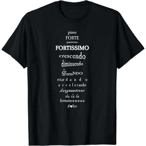Music Teacher Humorous Dynamics for funny Musicians T-Shirt