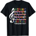 thumbnail image 1 of Music Teacher Kid National Hispanic Heritage Month T-ShirtMen and women, Black T-shirt, size: Extra large, 1 of 4