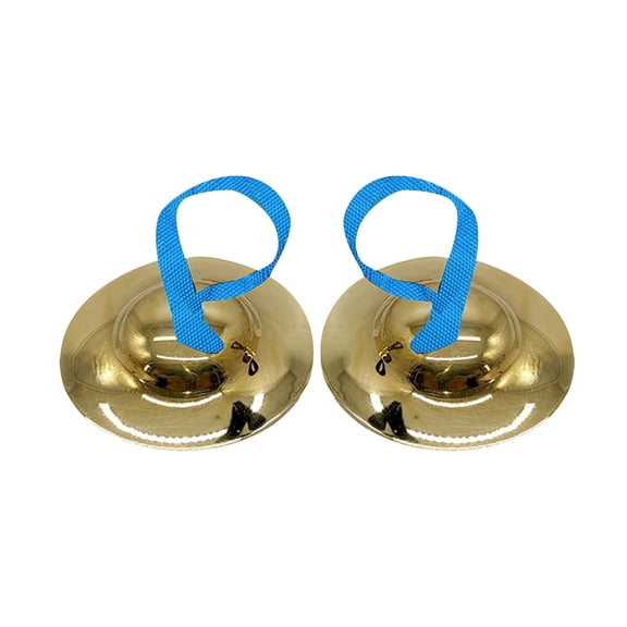 Music Teaching Copper Percussion Set Stage Grade Brass Material Early Education Enlightenment Instruments Three Scale Precise Adjustment 2PCS