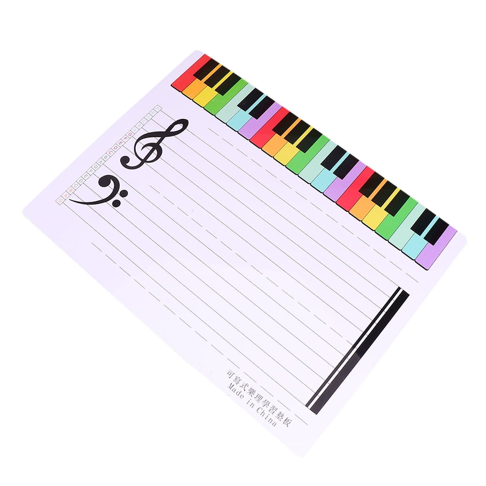Music Teaching Whiteboard Whiteboards Reusable Staff Erasable Note