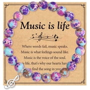 Music Themed Gifts for Women Music Lovers Music Notes Bracelet for Music Teacher/Band/Musicians/Student Birthday Christmas-styleb-