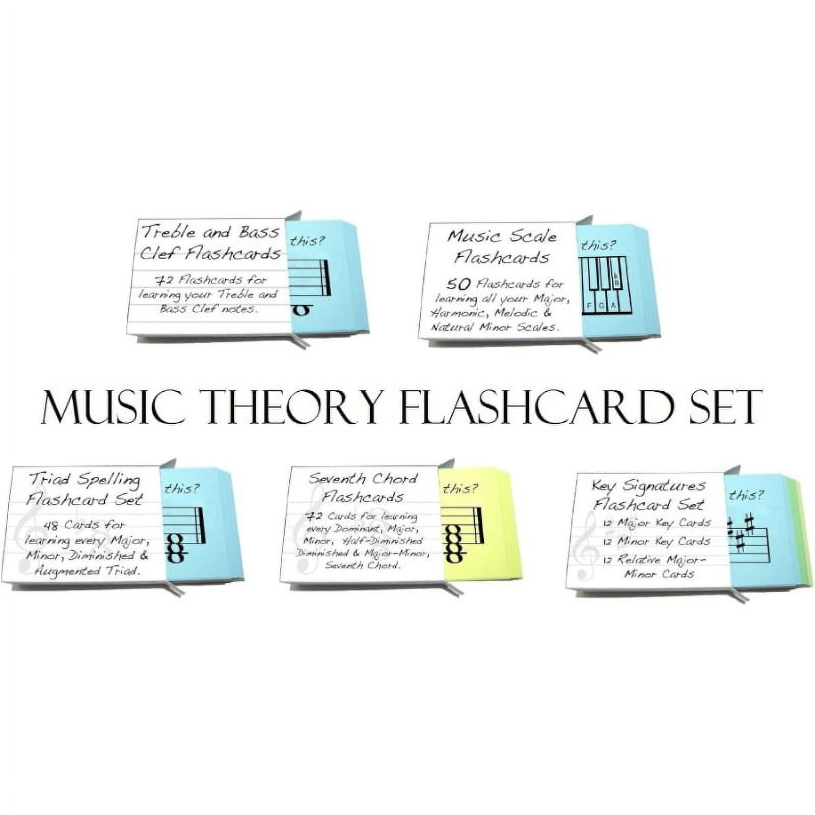 Music Theory Flashcard Mega-Pack (5 Packs of flashcards) - Walmart.com