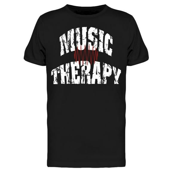 Music Therapy T-Shirt Men -Image by Shutterstock, Male 3X-Large